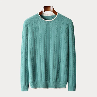 Heren Trui Ronde Hals – Comfortabele Gebreide Trui voor Casual en Sportief Gebruik
