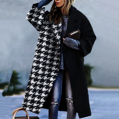 Stijlvolle lange jas dames – Elegante trenchcoat met ceintuur en zakken