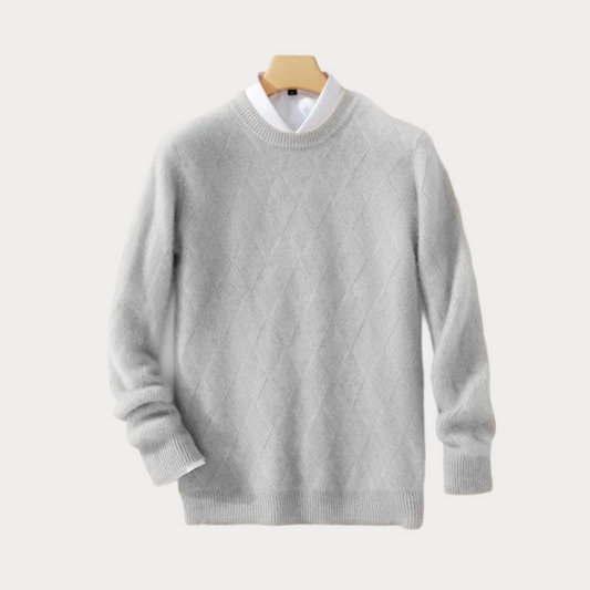 Heren Trui Ronde Hals – Comfortabele Trui van Katoen voor Casual Stijl
