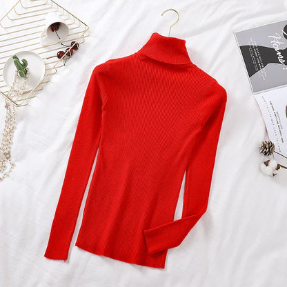 Rollkragenpullover dames – Comfortabele trui met boorden voor casual stijl