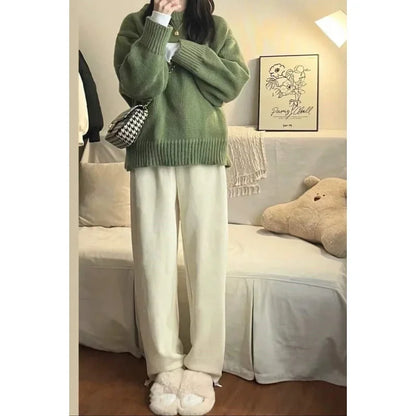 Sweatshirt Dames – Retro Sweatshirt van Katoen met Comfortabele Pasvorm