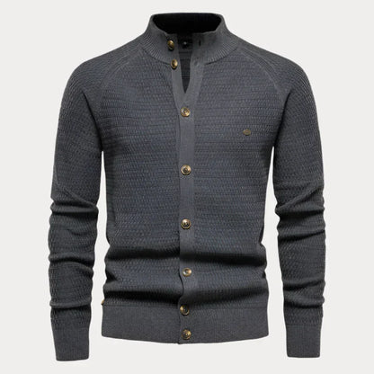 Heren Pullover met Knopfleiste – Comfortabele Trui voor Casual en Formele Gelegenheden