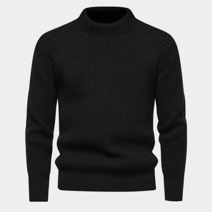 Casual Trui Heren - Ronde Hals Trui van Katoen voor Comfortabele Look