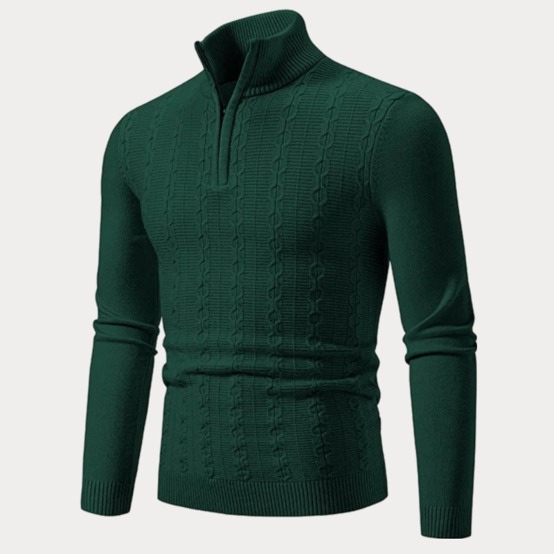 Slim Fit Trui Heren – Stijlvolle Gebreide Trui van Katoen voor Casual en Formeel