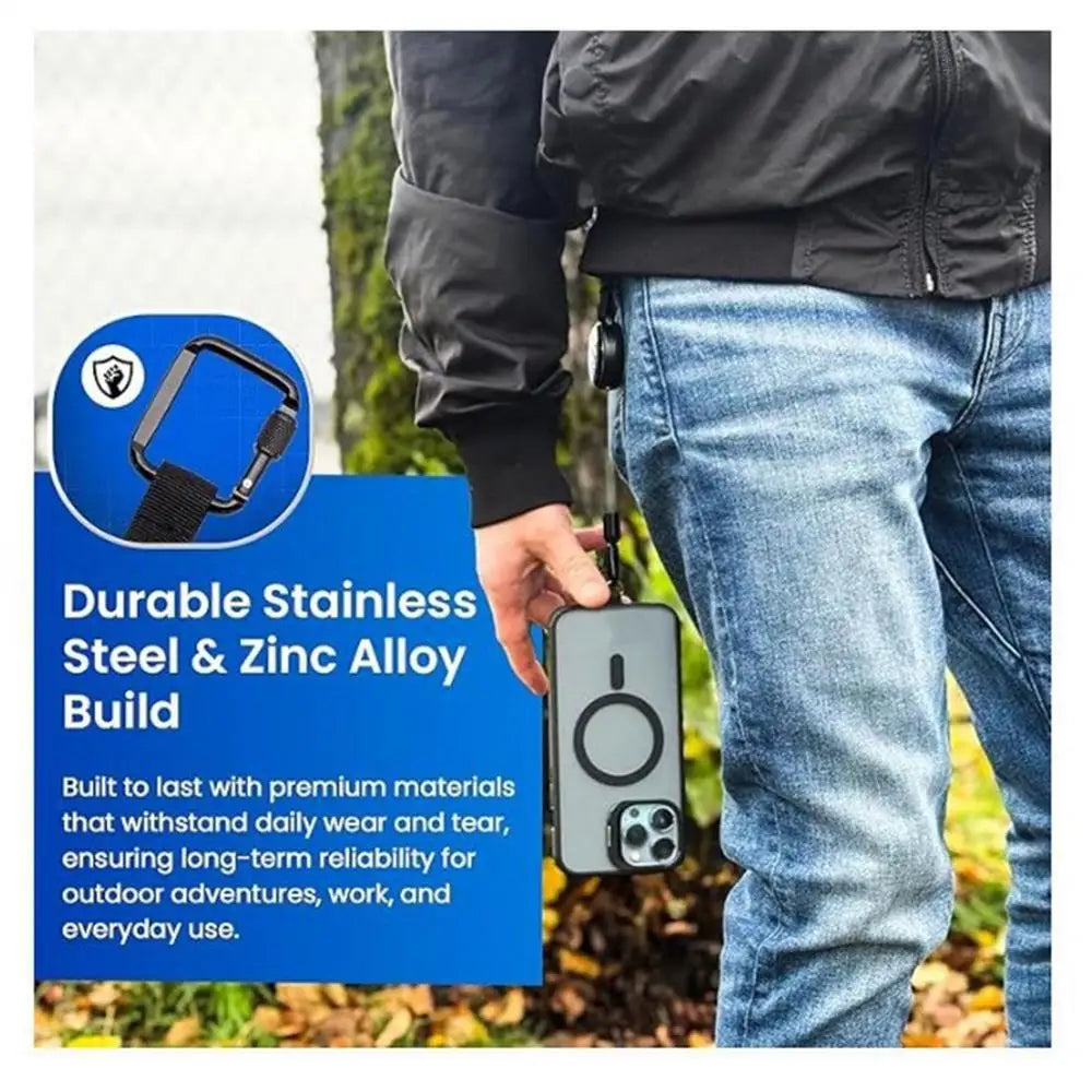 Uittrekbare Telefoonbeveiligingshouder Riemclip Anti-Diefstal