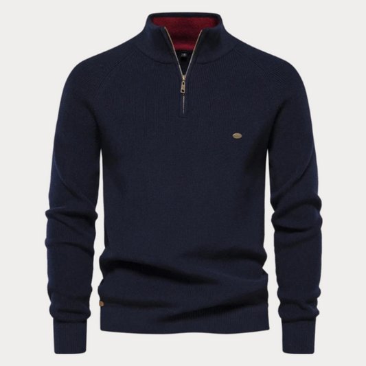 Heren-Pullover met Rits – Comfortabele en Stijlvolle Sweater voor Koude Dagen