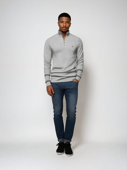 Heren-Pullover met Rits – Comfortabele en Stijlvolle Sweater voor Koude Dagen