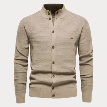 Heren Pullover met Knopfleiste – Comfortabele Trui voor Casual en Formele Gelegenheden