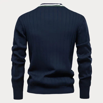 Heren vest met knoopsluiting – Stijlvol gebreid vest voor casual en formele gelegenheden