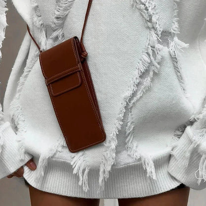 Trui oversized dames – Comfortabele trui met kwastjes voor casual stijl