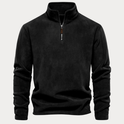 Stehkragen Pullover heren – Comfortabele trui met halvem rits en stijlvol design