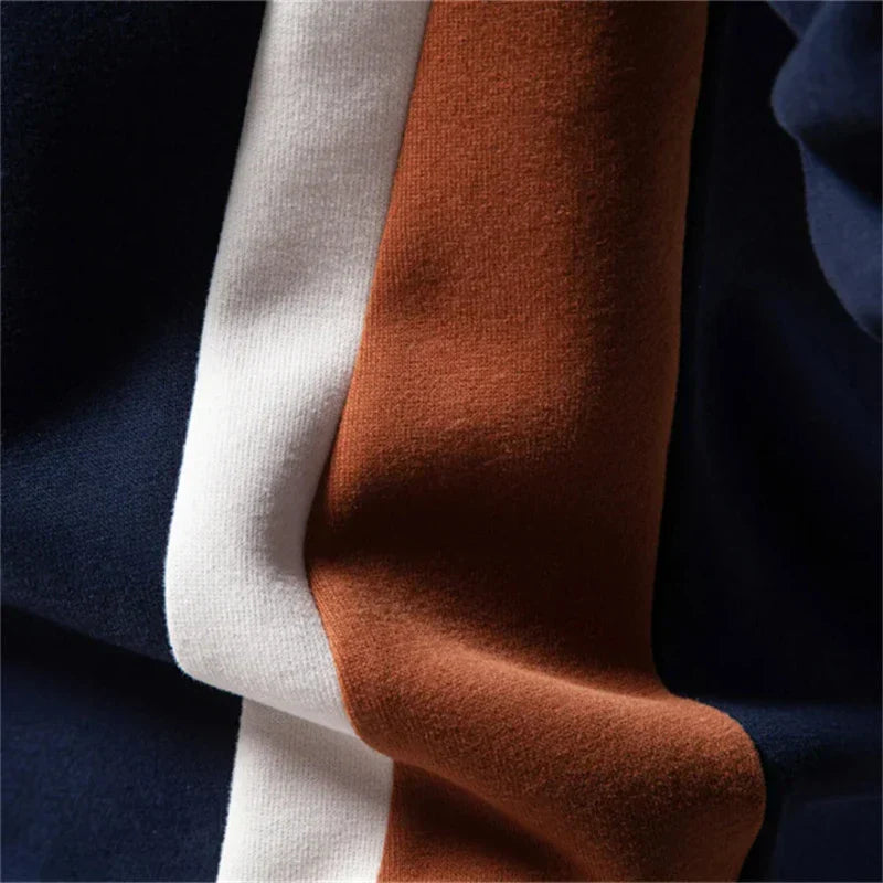 Herenpullover – Comfortabele ronde hals trui van zachte wol voor casual stijl