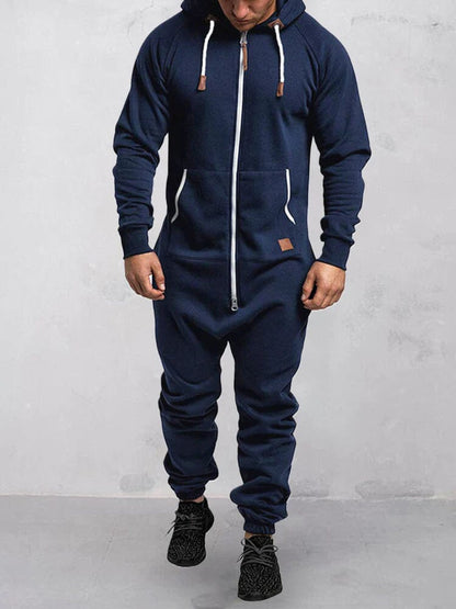 Jumpsuit heren met capuchon – Comfortabele en stijlvolle jumpsuit voor casual gebruik