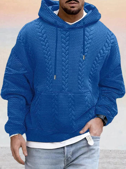 Heren Kapuzenjacke - Comfortabele Hoodie met Rits en Zachte Stoffen voor Casual Gebruik