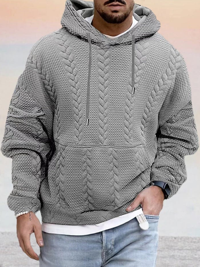Heren Kapuzenjacke - Comfortabele Hoodie met Rits en Zachte Stoffen voor Casual Gebruik