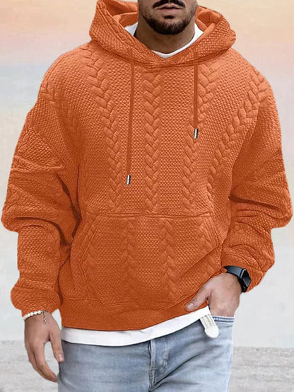 Heren Kapuzenjacke - Comfortabele Hoodie met Rits en Zachte Stoffen voor Casual Gebruik