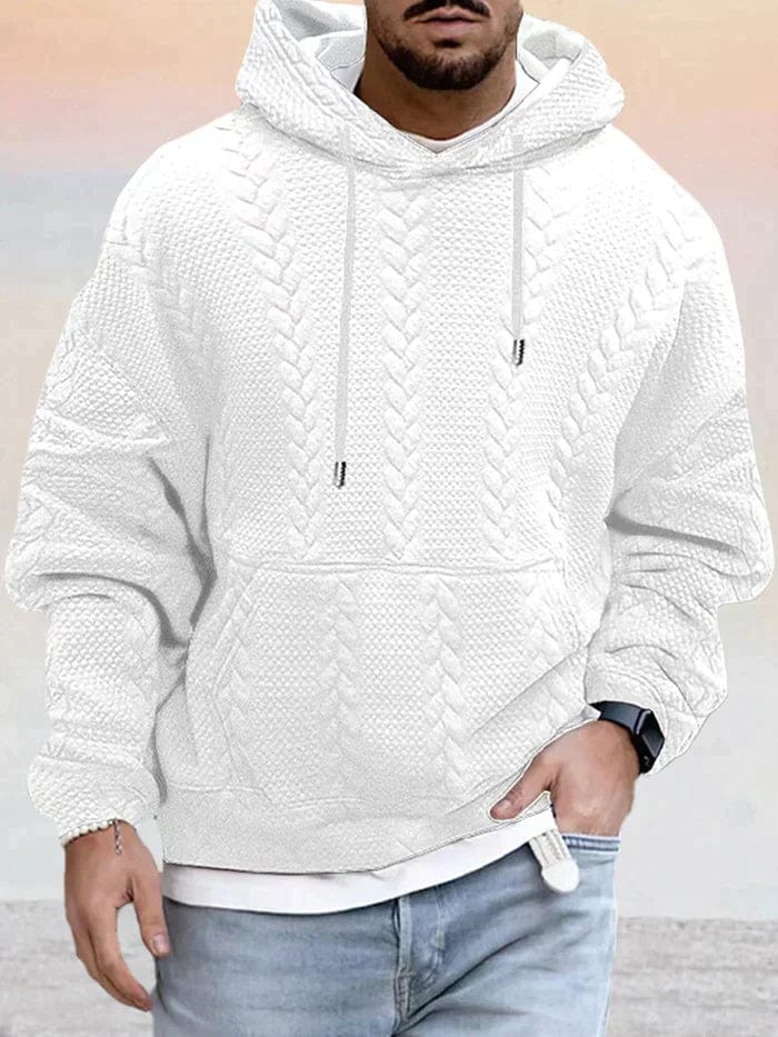 Heren Kapuzenjacke - Comfortabele Hoodie met Rits en Zachte Stoffen voor Casual Gebruik