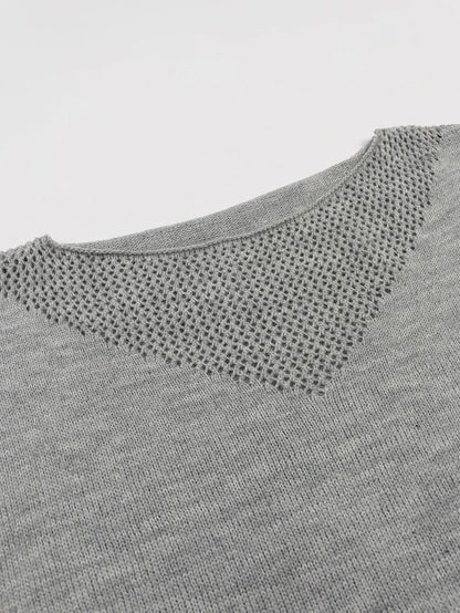 Dames trui – Comfortabele gebreide trui met ronde hals en lange mouwen