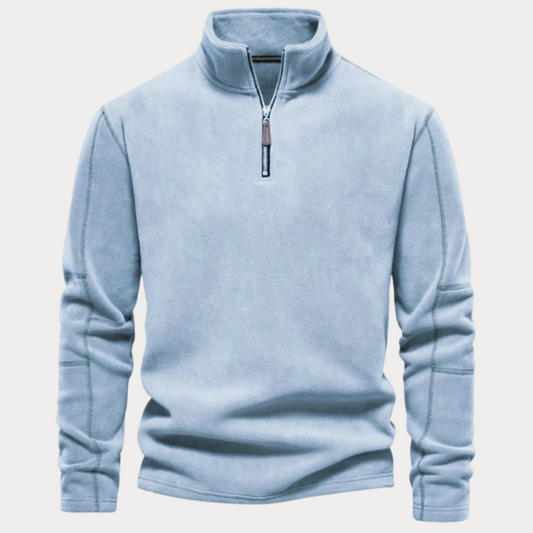 Stehkragen Pullover heren – Comfortabele trui met halvem rits en stijlvol design