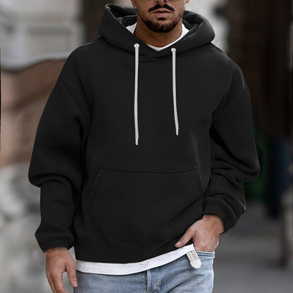Hoodie voor heren – Comfortabele hoodie met trekkoord en zachte stof