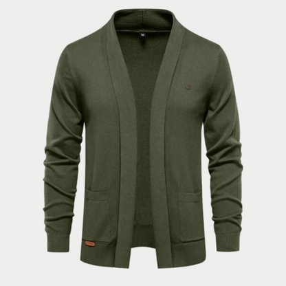 Heren Vest Open Voorkant – Stijlvol Gebreid Vest voor Casual en Formele Gelegenheden