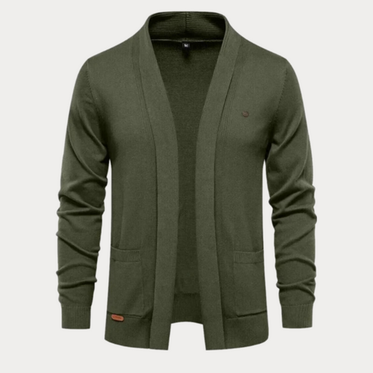 Heren Vest Open Voorkant – Stijlvol Gebreid Vest voor Casual en Formele Gelegenheden