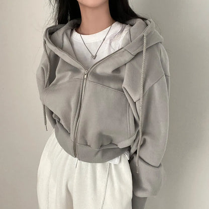 Hoodie Dames Oversized – Comfortabele Zip-Up Hoodie voor Vrije Tijd en Casual Stijl