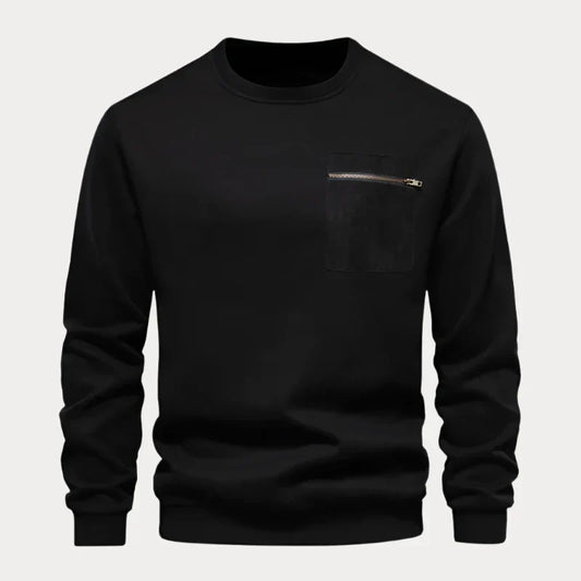 Herenpullover – Comfortabele trui met borstzak voor casual en formele looks