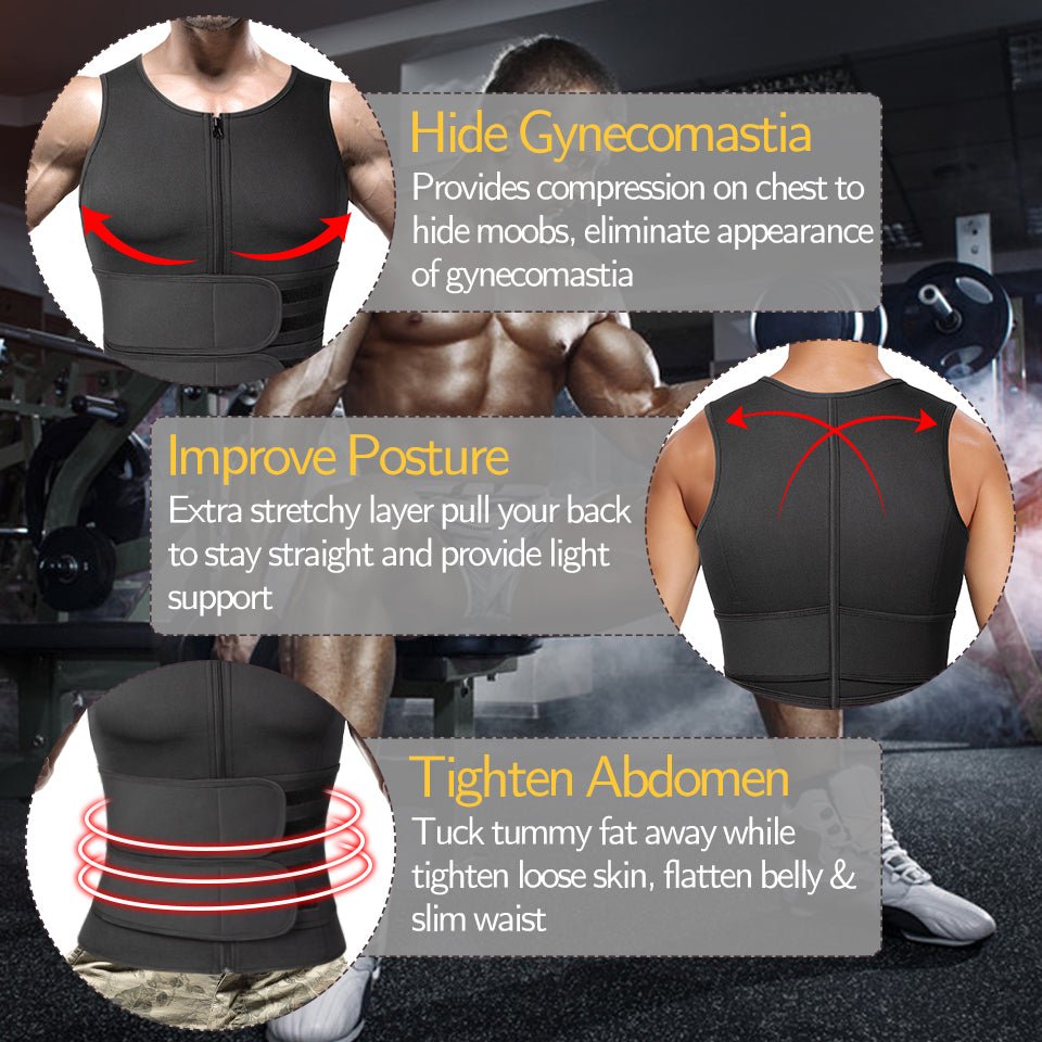 Sauna Vest Neopreen Mannen
