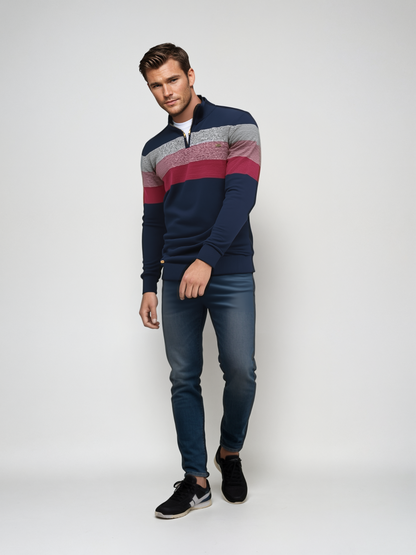 Patchwork-Pullover heren – Comfortabele trui met unieke ontwerpen voor casual stijl