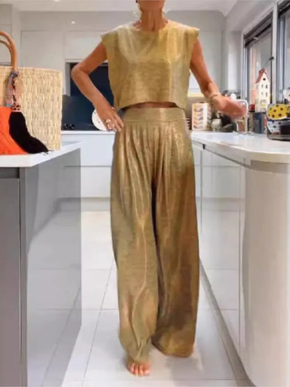Dames set – Elegante tweedelige outfit voor feesten en casual gelegenheden