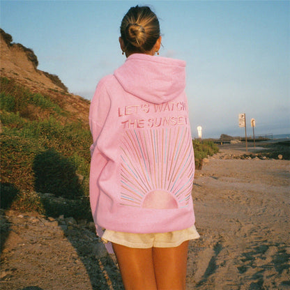 Hoodie voor dames – Overmaat bedrukte hoodie met comfortabele pasvorm en stijl
