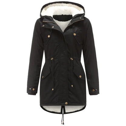 Parka voor Dames – Waterdichte damesparka met warme voering en capuchon