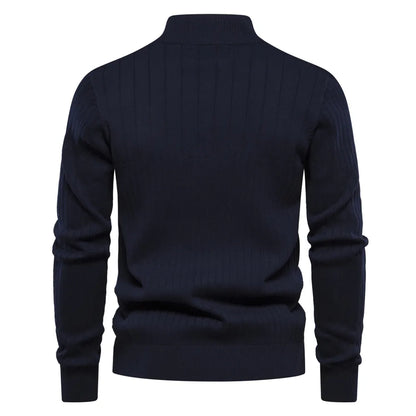 Heren Trui met Rits – Comfortabele en Stijlvolle Trui voor Herfst en Winter