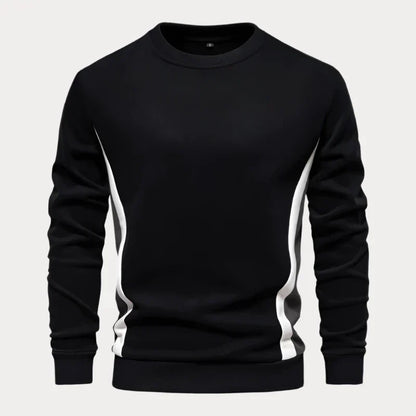 Herenpullover – Comfortabele ronde hals trui van zachte wol voor casual stijl