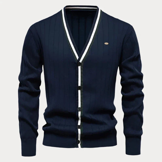 Heren vest met knoopsluiting – Stijlvol gebreid vest voor casual en formele gelegenheden