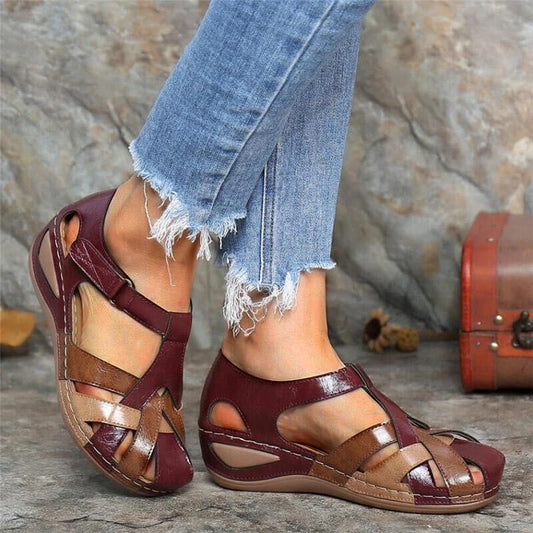Orthopedische sandalen dames – Comfortabele vintage sandalen voor dagelijks gebruik