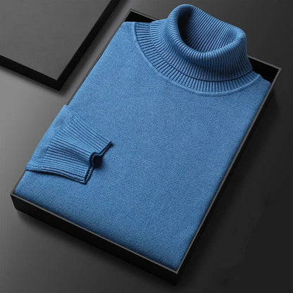 Heren Coltrui – Warme gebreide trui met ronde hals en casual stijl