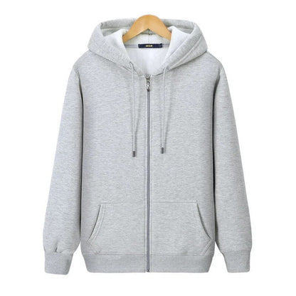 Heren Hoodie Casual – Zip-Up Sweatshirt voor Comfortabele Dagelijkse Stijl