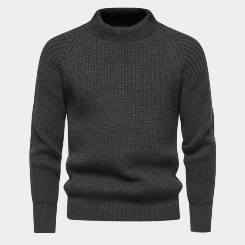 Casual Trui Heren - Ronde Hals Trui van Katoen voor Comfortabele Look