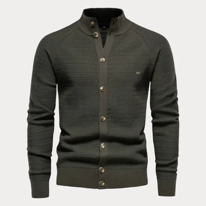 Heren Pullover met Knopfleiste – Comfortabele Trui voor Casual en Formele Gelegenheden