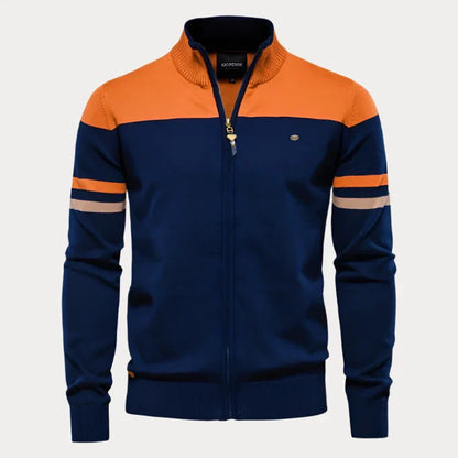 Heren cardigan rits – Comfortabele gebreide cardigan voor casual en formele looks