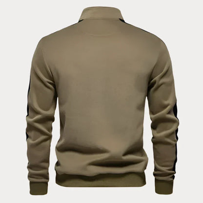 Heren Quarter Zip Pullover - Comfortabele en Stijlvolle Trui voor Vrije Tijd