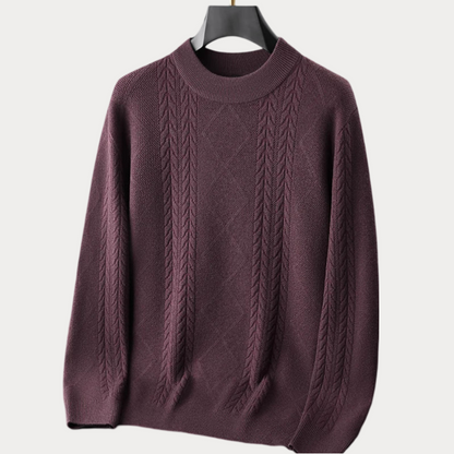 Heren Trui Ronde Hals – Comfortabele Gebreide Trui voor Herfst en Winter
