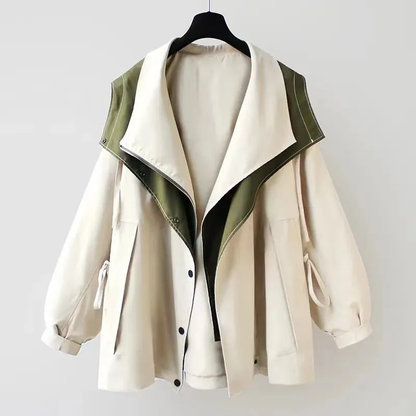 Trenchcoat dames – Elegante lange jas van hoogwaardige stof voor herfst en winter