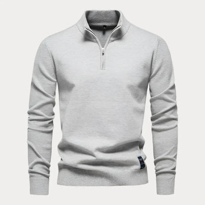 Heren Pullover Kwart Rits – Comfortabele Trui met Rits voor Casual en Sportief Gebruik