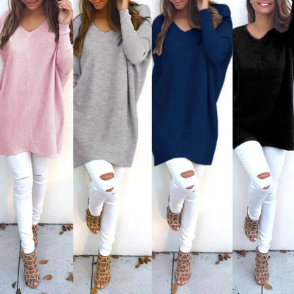 Trui dames middellang – Modieuze gebreide trui voor herfst en winter