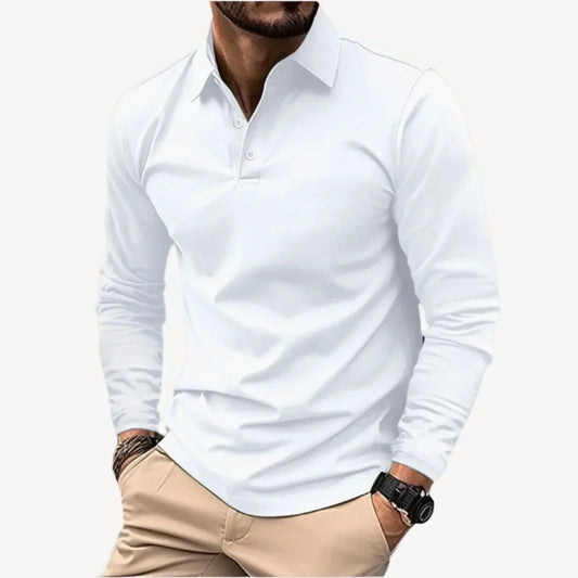 Polo Heren Lange Mouwen – Elegante Comfortabele Polo voor Moderne Stijl