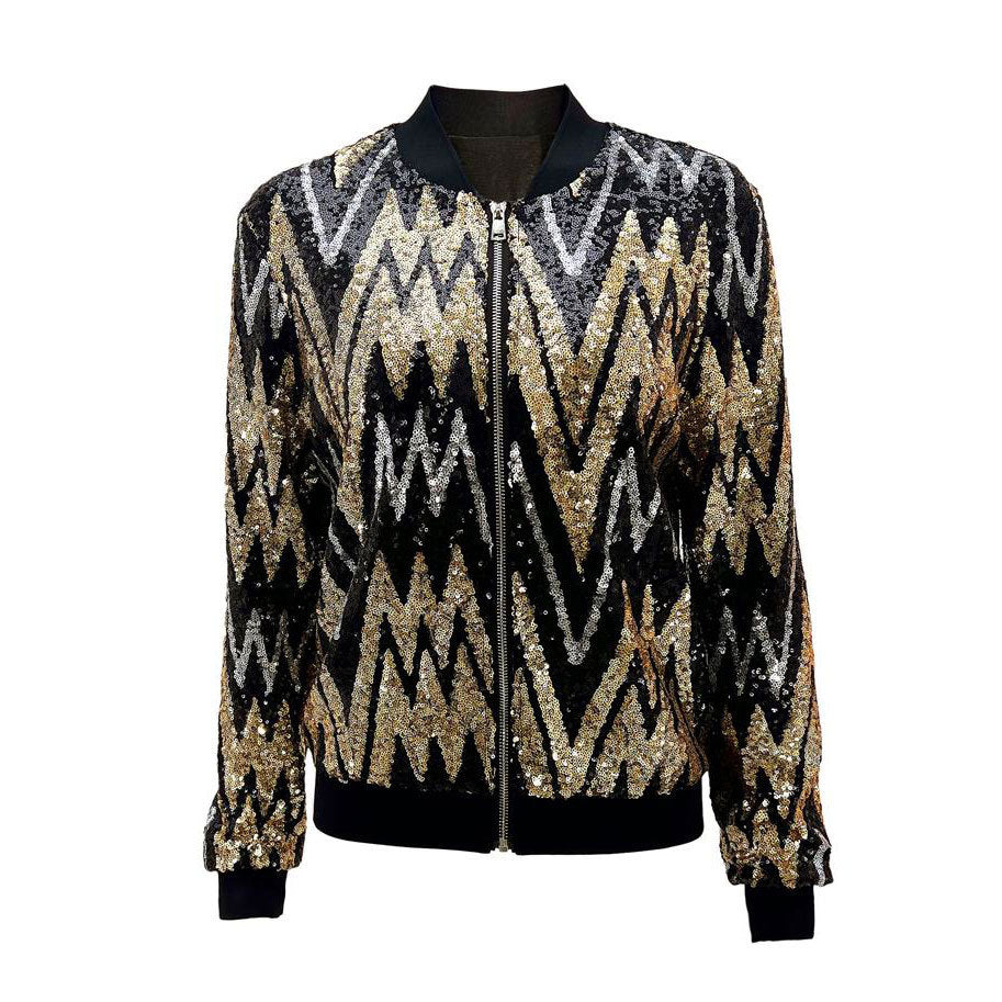 Paillettenjacke Dames – Glanzende Jasje voor Feestelijke Gelegenheden