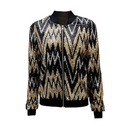 Paillettenjacke Dames – Glanzende Jasje voor Feestelijke Gelegenheden